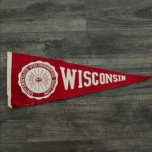 Wisconsin University Red Pennant